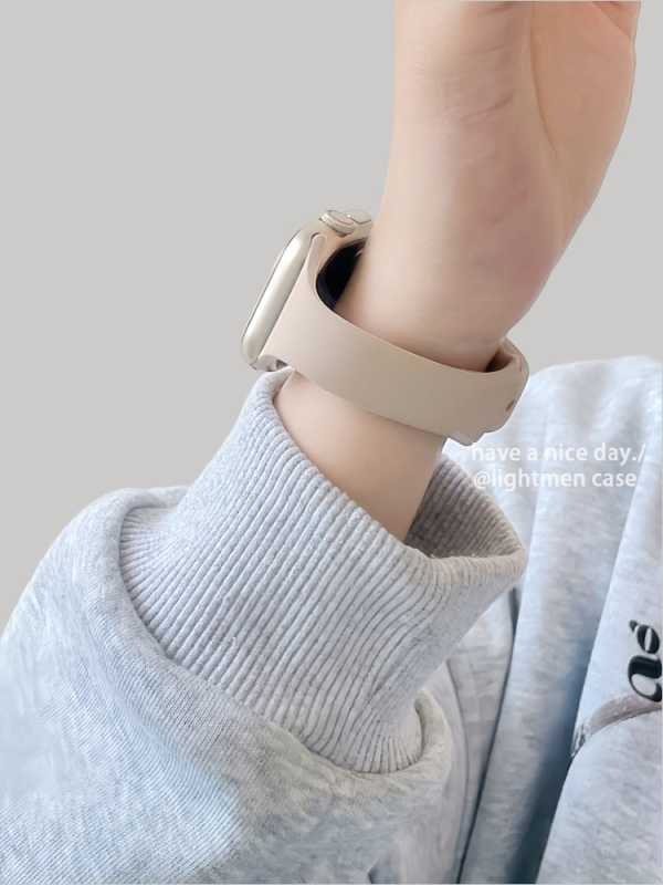 Silikonska narukvica za Apple Watch 11, prozračna ljetna sportska narukvica