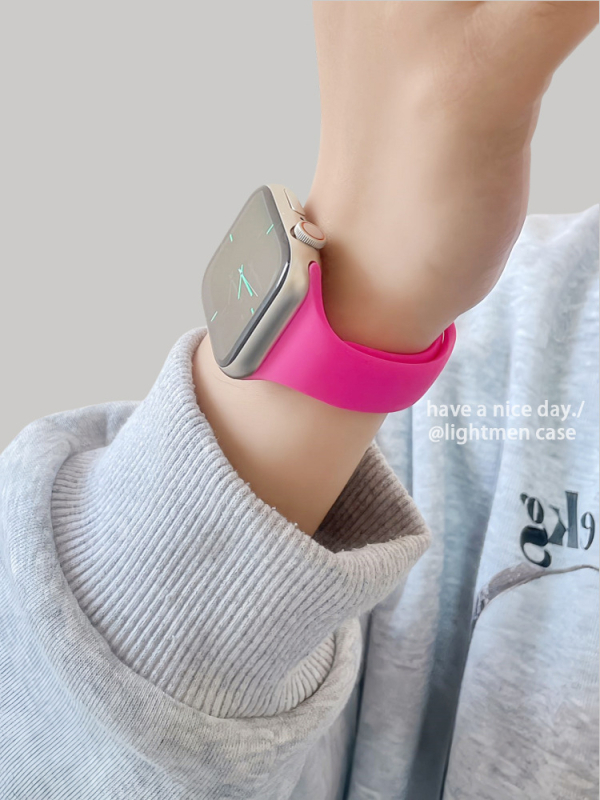 Silikonska narukvica za Apple Watch 11, prozračna ljetna sportska narukvica