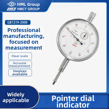 Dial indikátor s magnetickou základňou, odolný voči nárazom, rozsah 0-1-3-5-10-30-50, GB1219-2008, značka Ha Amount