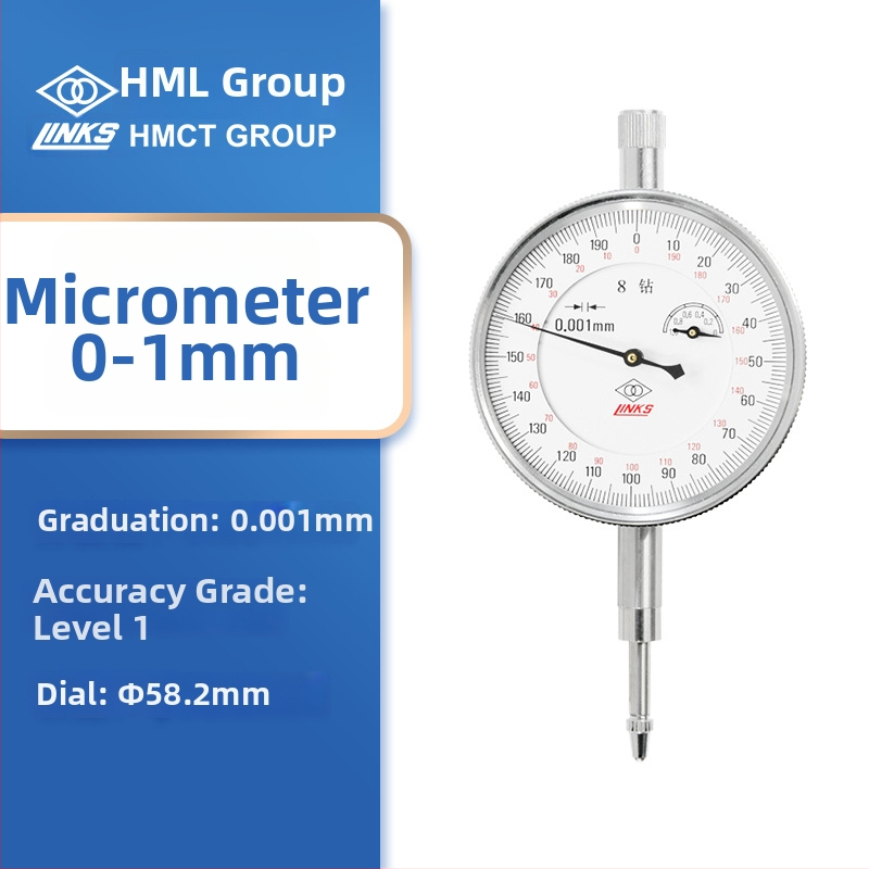 Dial indikátor s magnetickou základňou, odolný voči nárazom, rozsah 0-1-3-5-10-30-50, GB1219-2008, značka Ha Amount