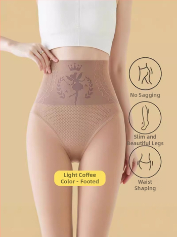 Колготки с подплатой от флис, висока талия, дебели, топли, нейлон-спандекс