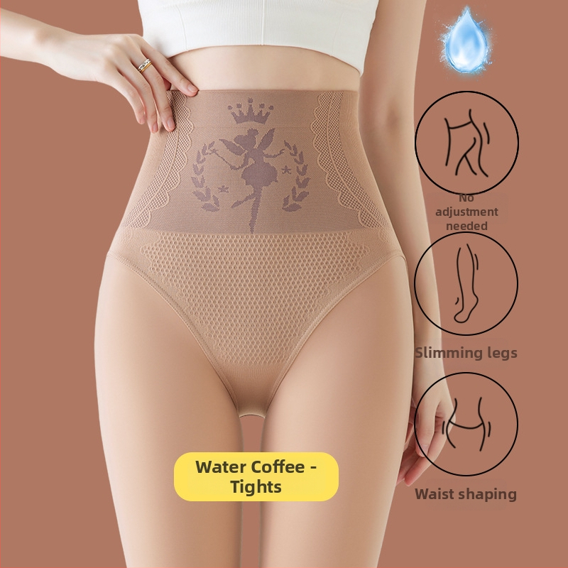 Колготки с подплатой от флис, висока талия, дебели, топли, нейлон-спандекс