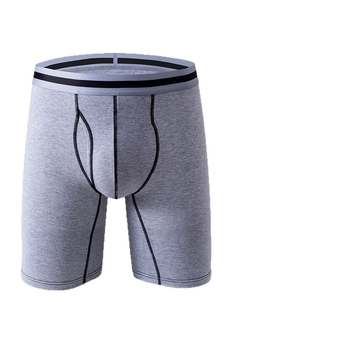 Muške bokserice od pamuka, prozračne, srednje visine struka, jednobojni dizajn, glavni materijal 95% pamuk