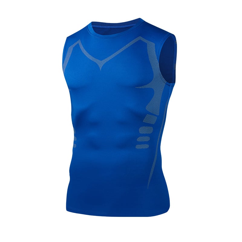 Ανδρικό καλοκαιρινό γιλέκο για τρέξιμο, διαπνέον ύφασμα Milk Silk, 95% πολυεστέρας