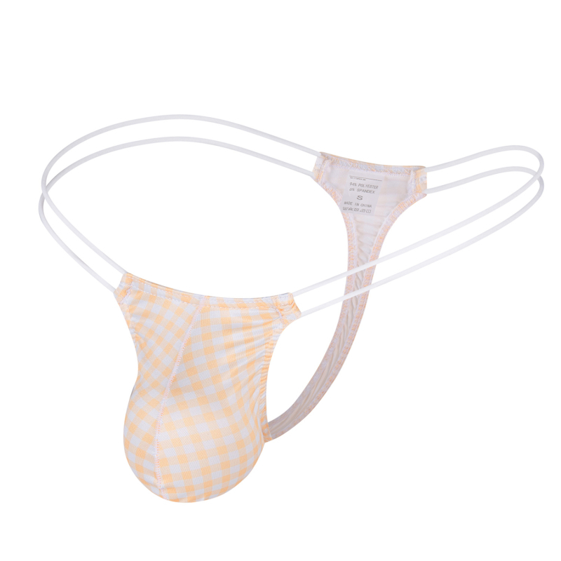 Ανδρικό στρινγκ εσώρουχο από πολυεστέρα, περιεκτικότητα πολυεστέρα 90–95%, συσκευασμένος σε σακούλα, κυκλοφόρησε το 2021