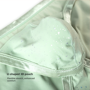 Muške briefs s G‑krojem, prozračni najlon (80–90%), U‑vrećica, niski struk, pleteni materijal