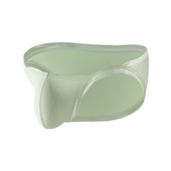 Muške briefs s G‑krojem, prozračni najlon (80–90%), U‑vrećica, niski struk, pleteni materijal