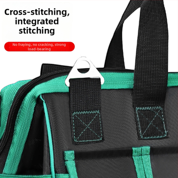 Чанта за електротехник с многослойно съхранение, водоустойчива, преносима през рамо