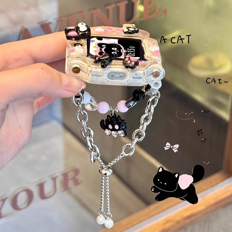 Beaded TPU remen za Little Genius pametni sat, 12 mm priključak, kompatibilan sa Z11, Z10, Z9 Mladi verzija, Z8A, Z7S, Z6S, Z6A