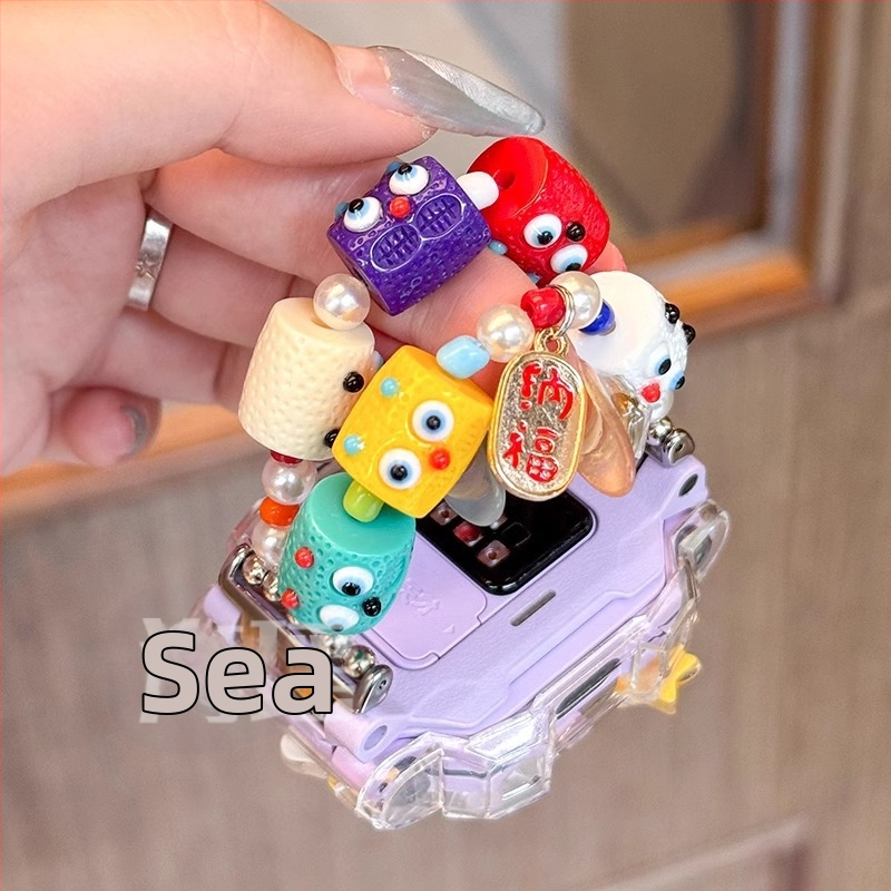 Beaded TPU remen za Little Genius pametni sat, 12 mm priključak, kompatibilan sa Z11, Z10, Z9 Mladi verzija, Z8A, Z7S, Z6S, Z6A