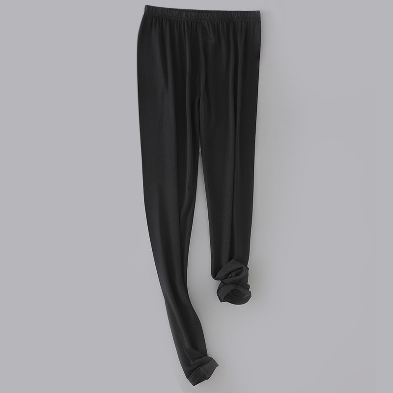 Ženski set od Mulberry svile: top s okruglim izrezom i 3/4 rukavima te hlače, ultra-tanki materijal 81–100 g/m², topao