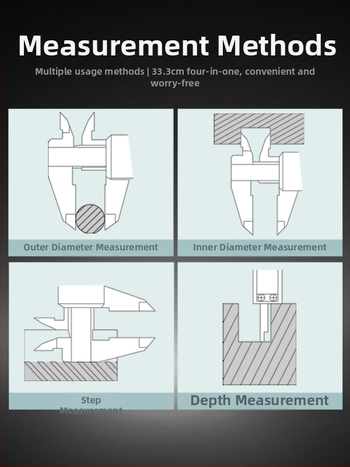 Цифров калипер от неръждаема стомана – индустриален клас, висока прецизност, цифров дисплей