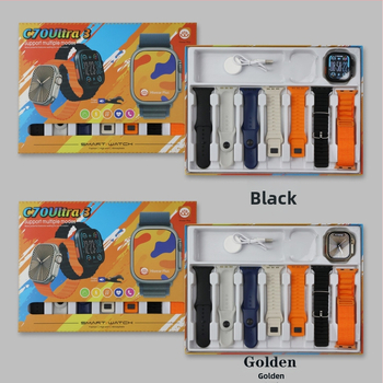 Έξυπνο ρολόι με λειτουργίες 7-σε-3-σε-1: μέτρηση καρδιακού ρυθμού, καταγραφή βημάτων, παρακολούθηση ύπνου, κλήσεις μέσω Bluetooth και ασύρματο φόρτισμα