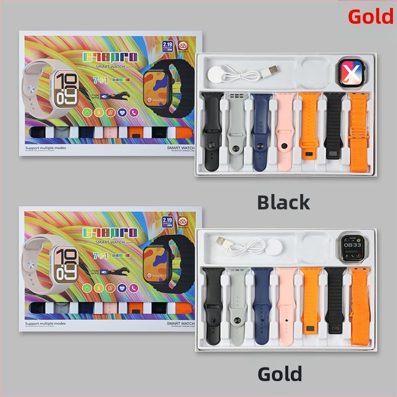 Έξυπνο ρολόι με λειτουργίες 7-σε-3-σε-1: μέτρηση καρδιακού ρυθμού, καταγραφή βημάτων, παρακολούθηση ύπνου, κλήσεις μέσω Bluetooth και ασύρματο φόρτισμα