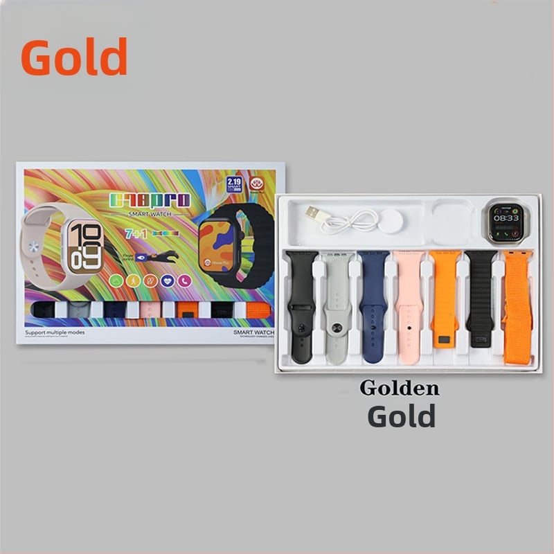 Έξυπνο ρολόι με λειτουργίες 7-σε-3-σε-1: μέτρηση καρδιακού ρυθμού, καταγραφή βημάτων, παρακολούθηση ύπνου, κλήσεις μέσω Bluetooth και ασύρματο φόρτισμα