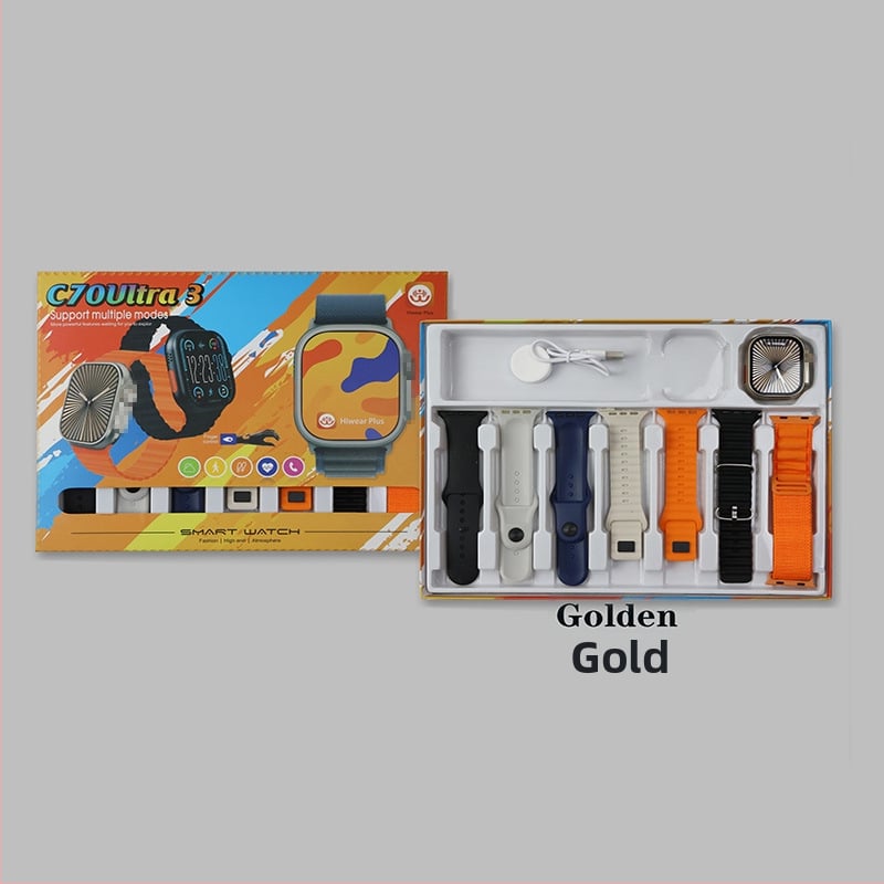 Έξυπνο ρολόι με λειτουργίες 7-σε-3-σε-1: μέτρηση καρδιακού ρυθμού, καταγραφή βημάτων, παρακολούθηση ύπνου, κλήσεις μέσω Bluetooth και ασύρματο φόρτισμα