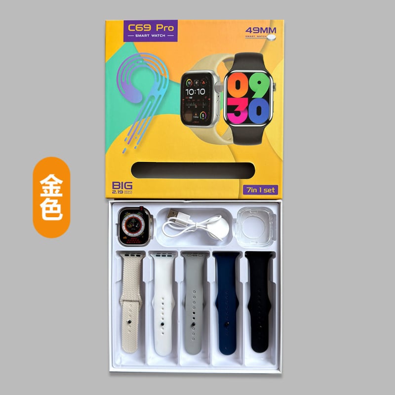 Έξυπνο ρολόι με λειτουργίες 7-σε-3-σε-1: μέτρηση καρδιακού ρυθμού, καταγραφή βημάτων, παρακολούθηση ύπνου, κλήσεις μέσω Bluetooth και ασύρματο φόρτισμα