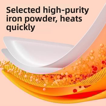 Отопляващи стелки за обувки, унисекс, пълна дължина, материали: железен прах, вода, активен въглен, за възрастни