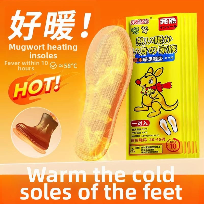 Отопляващи стелки за обувки, унисекс, пълна дължина, материали: железен прах, вода, активен въглен, за възрастни