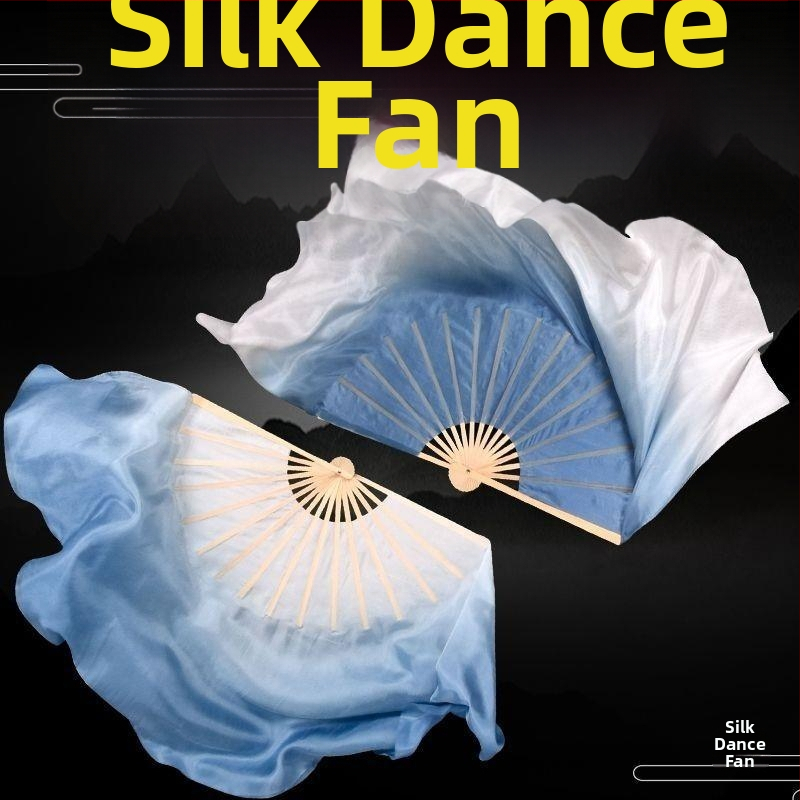 Dvojstranný rekvizit fan pre čínsky klasický tanec Yangko, spot dodávka, letné vydanie 2021.