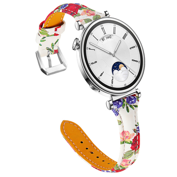 Remen od prave kože, 18 mm, za Garmin Vivoactive Venu3 – kompatibilan sa Samsungom i Huawei