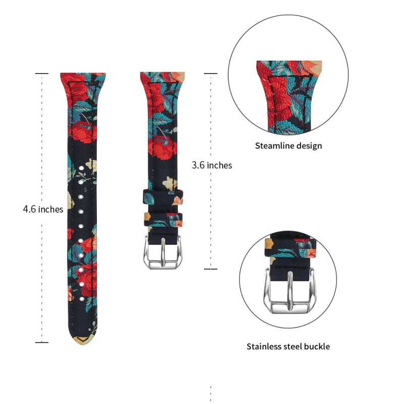 Remen od prave kože, 18 mm, za Garmin Vivoactive Venu3 – kompatibilan sa Samsungom i Huawei