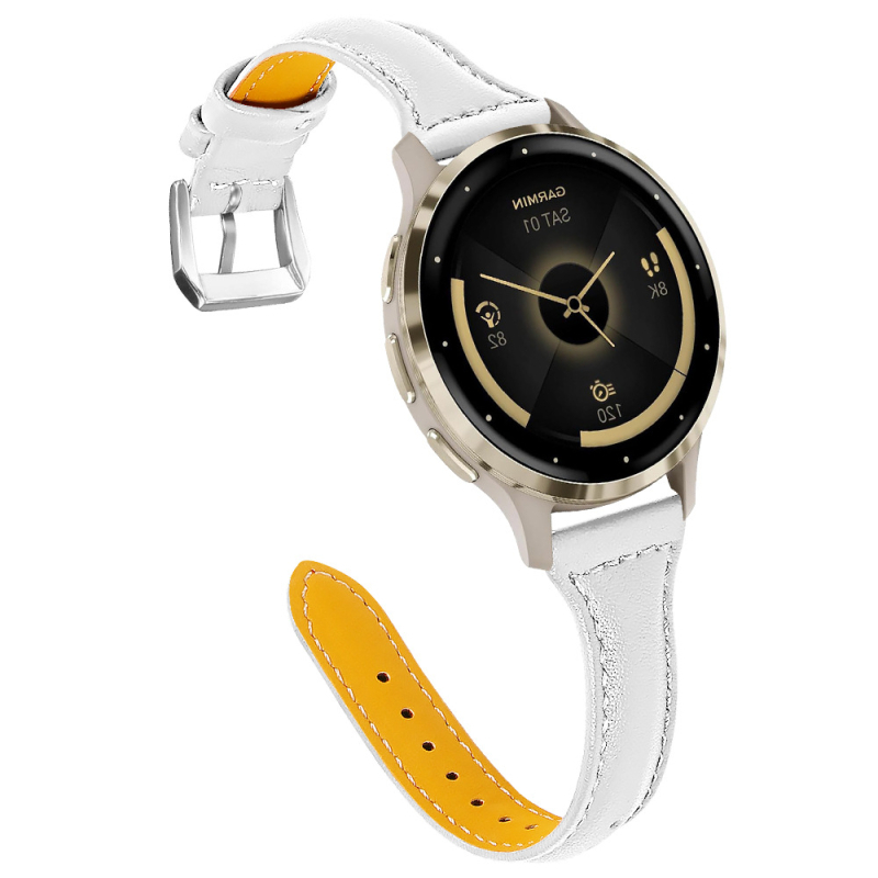 Remen od prave kože, 18 mm, za Garmin Vivoactive Venu3 – kompatibilan sa Samsungom i Huawei