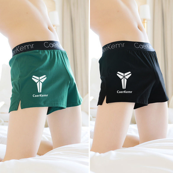 Meeste kodukasutuseks lühikesed püksid 100% puuvillast, kerged, keskmise taljega, vaba lõige