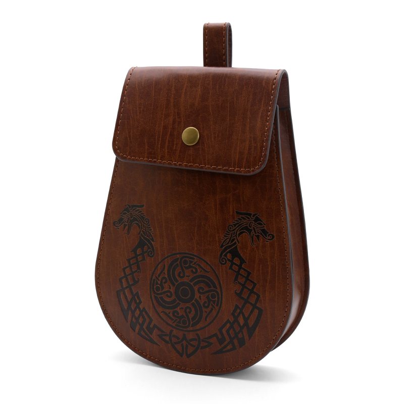 Srednjovjekovni vikinški renesansni pojas cosplay set s retro narukvicom za zglob i torbicom za struk, marka Other; za odrasle; zimsko izdanje 2024; spot goods