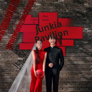 Vjenčani foto backdrop – zidna naljepnica rekvizita za dekoraciju zaruka; nije uvezeno; osobni poklon