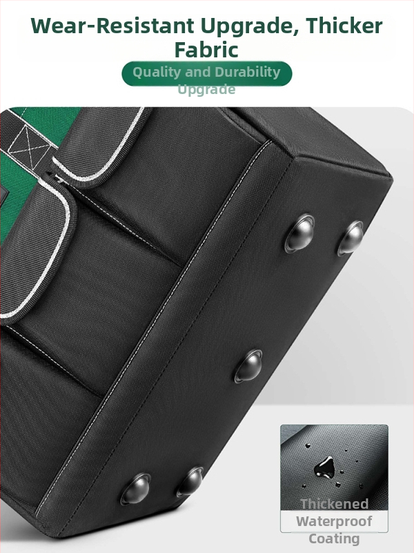 Set tašiek na náradie z odolného Oxfordského materiálu, zosilnený a prenosný – dve štvorcové tašky s 30% väčšou kapacitou a 3D dizajnom, s popruhmi, pre domáce použitie