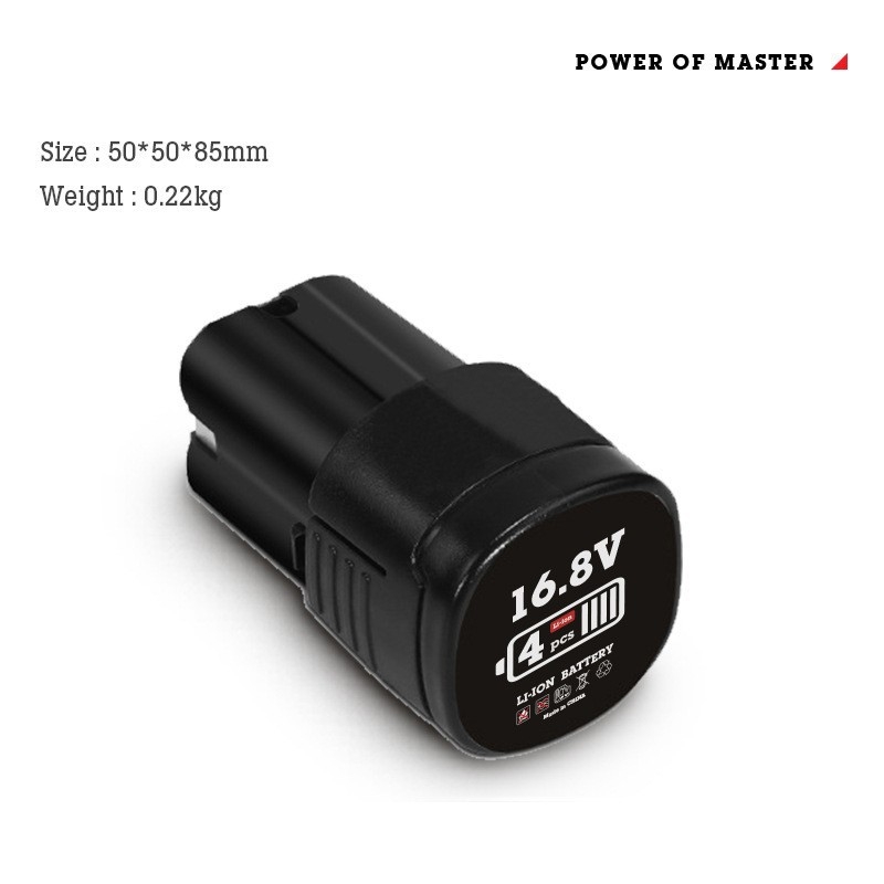 Li-ion akkumulátoros elektromos fúró, pisztolymintás, újratölthető, háromszárnyú tokmány, kefés motor, előre/ hátra, otthoni felújításokra