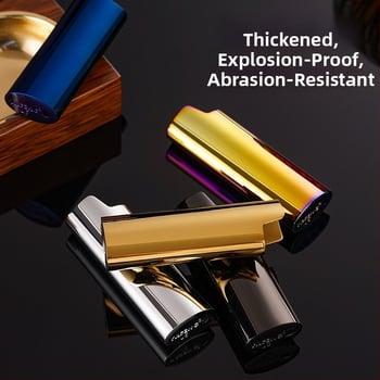 Метален корпус за запалка J6 с механизъм BLC, печат на лого, персонализирана обработка, частно етикетиране