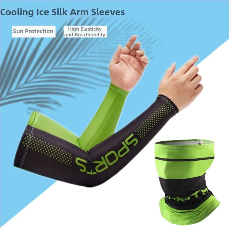 Vīriešu Ice Silk roku piedurknes – vasara 2021, Poliesteris 71–80%, Nilon 61–70%, Zīmols KSHWPP