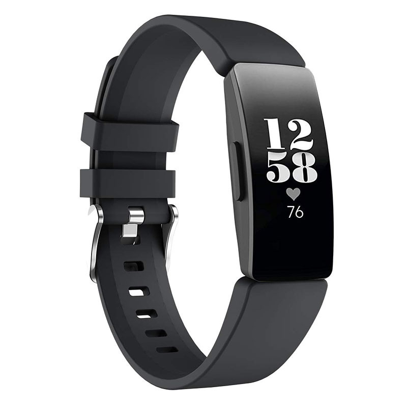 Brățară din silicon pentru Fitbit Inspire HR — Compatibilă cu modelul 6134021; Interfață specială personalizată; Dimensiune interfețe personalizabilă; Material silicon; Etichetare privată licențiată