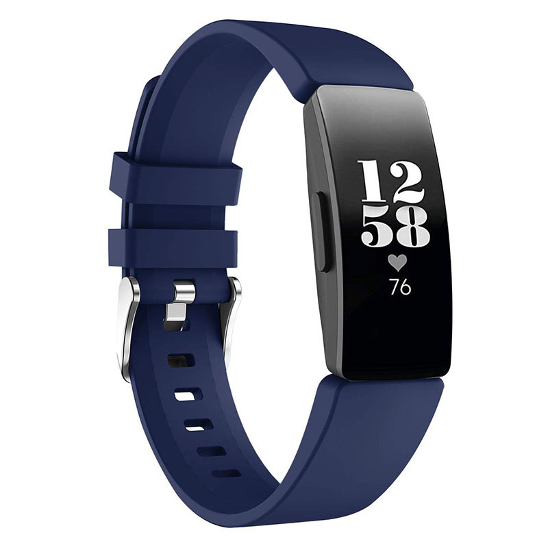 Brățară din silicon pentru Fitbit Inspire HR — Compatibilă cu modelul 6134021; Interfață specială personalizată; Dimensiune interfețe personalizabilă; Material silicon; Etichetare privată licențiată