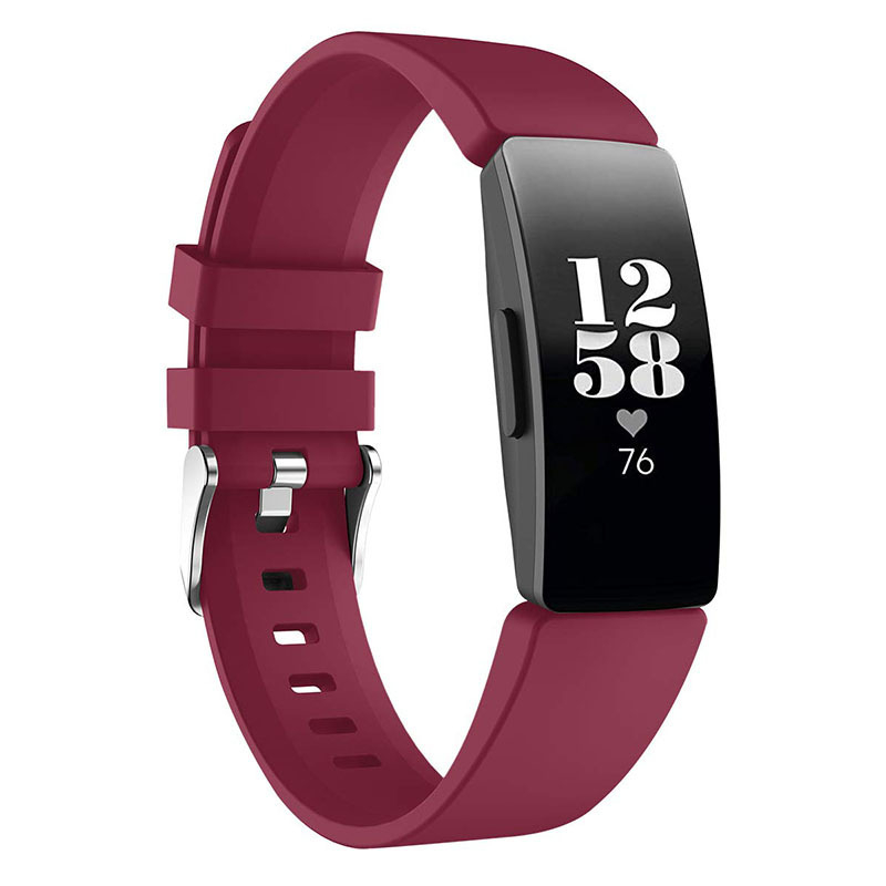 Brățară din silicon pentru Fitbit Inspire HR — Compatibilă cu modelul 6134021; Interfață specială personalizată; Dimensiune interfețe personalizabilă; Material silicon; Etichetare privată licențiată