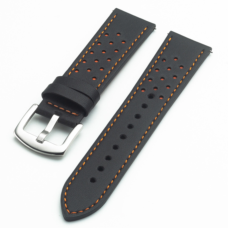 Λουράκι ρολογιού από μικροϊνές με τρύπες για Huawei Watch GT2 και Apple Watch – Στυλ βιντάζ, άνοιξη 2024