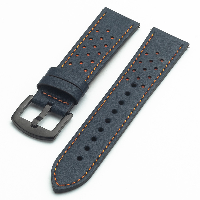 Λουράκι ρολογιού από μικροϊνές με τρύπες για Huawei Watch GT2 και Apple Watch – Στυλ βιντάζ, άνοιξη 2024