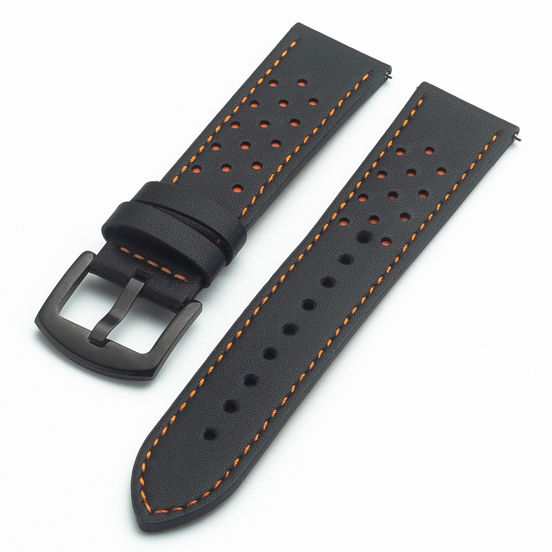 Λουράκι ρολογιού από μικροϊνές με τρύπες για Huawei Watch GT2 και Apple Watch – Στυλ βιντάζ, άνοιξη 2024