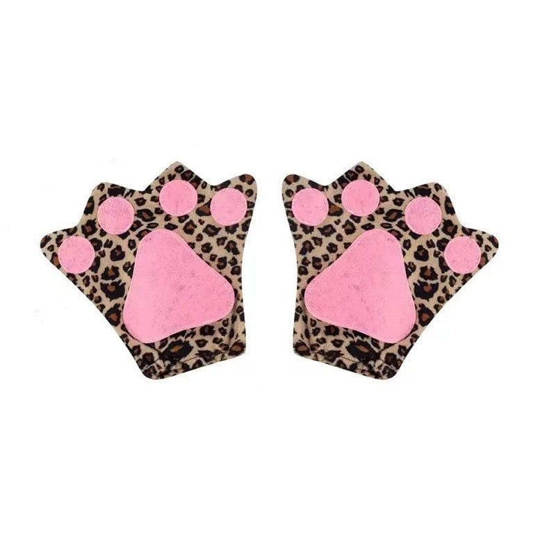 Gyerekeknek szóló Halloween jelmez gepárd mintával és farokkal, 2025 tavaszi kiadás