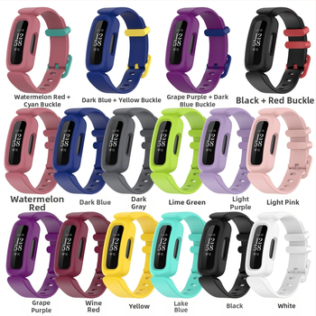 Qingtangfa silikonska narukvica za Fitbit Ace 3 i Fitbit Inspire 2 – integrirana dječja sportska narukvica