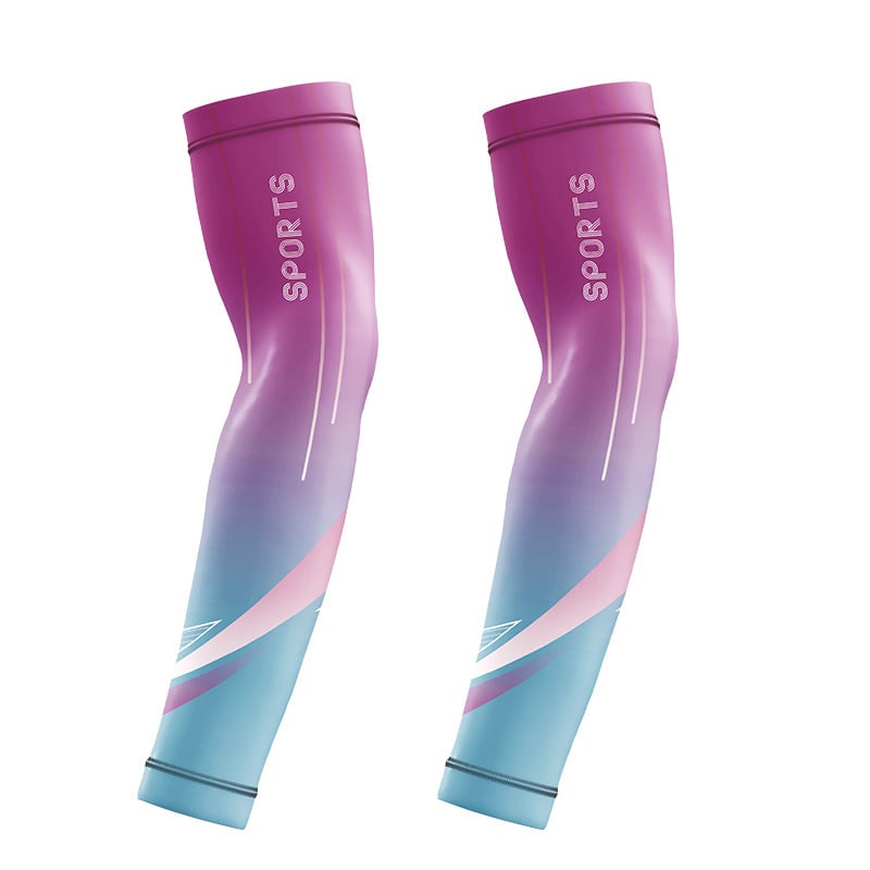 Vasaras saules aizsardzības rokas piedurknes – elpojošs Ice Silk maisījums ar poliesteru un spandeksu, piemērotas velosipēdu un motociklu braukšanai