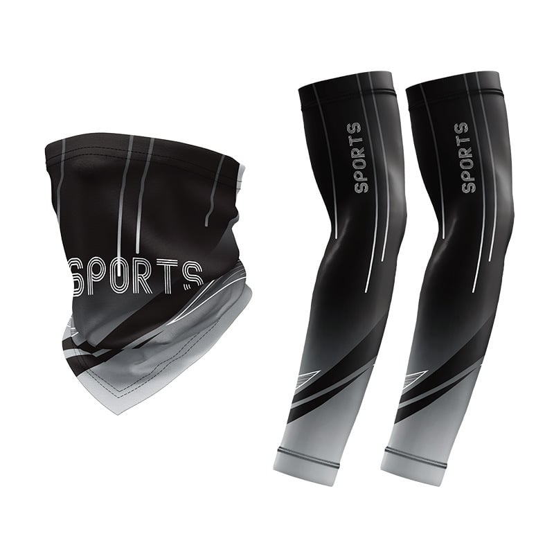 Vasaras saules aizsardzības rokas piedurknes – elpojošs Ice Silk maisījums ar poliesteru un spandeksu, piemērotas velosipēdu un motociklu braukšanai