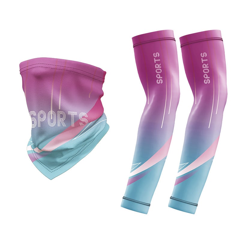 Vasaras saules aizsardzības rokas piedurknes – elpojošs Ice Silk maisījums ar poliesteru un spandeksu, piemērotas velosipēdu un motociklu braukšanai