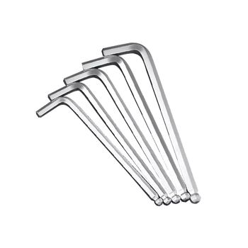 Belső hatszög kulcs készlet, L alakú gömbfejű szerszámok