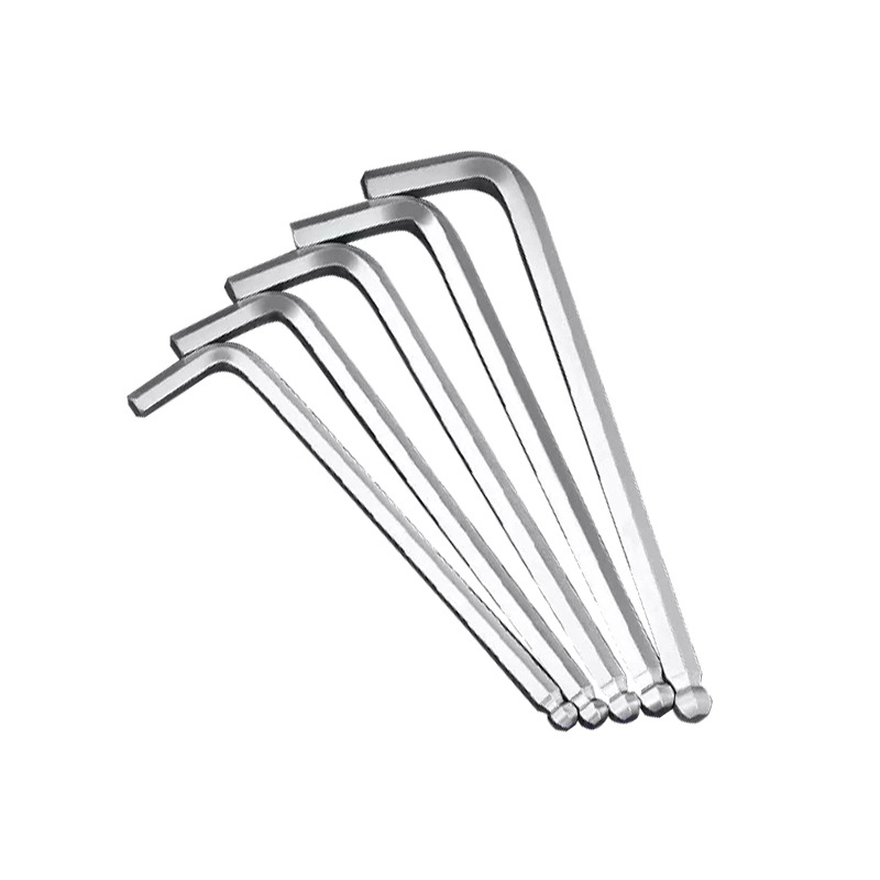 Belső hatszög kulcs készlet, L alakú gömbfejű szerszámok