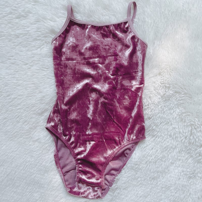 Body de dans pentru fete cu bretele – Gold Diamond Velvet, poliester, balet etno-latin, stil dulce, pentru copii 8+ ani