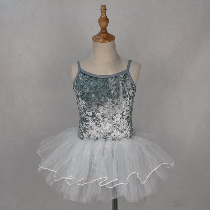 Body de dans pentru fete cu bretele – Gold Diamond Velvet, poliester, balet etno-latin, stil dulce, pentru copii 8+ ani