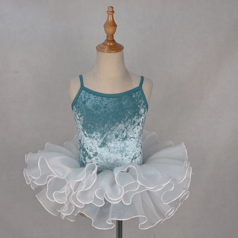 Body de dans pentru fete cu bretele – Gold Diamond Velvet, poliester, balet etno-latin, stil dulce, pentru copii 8+ ani